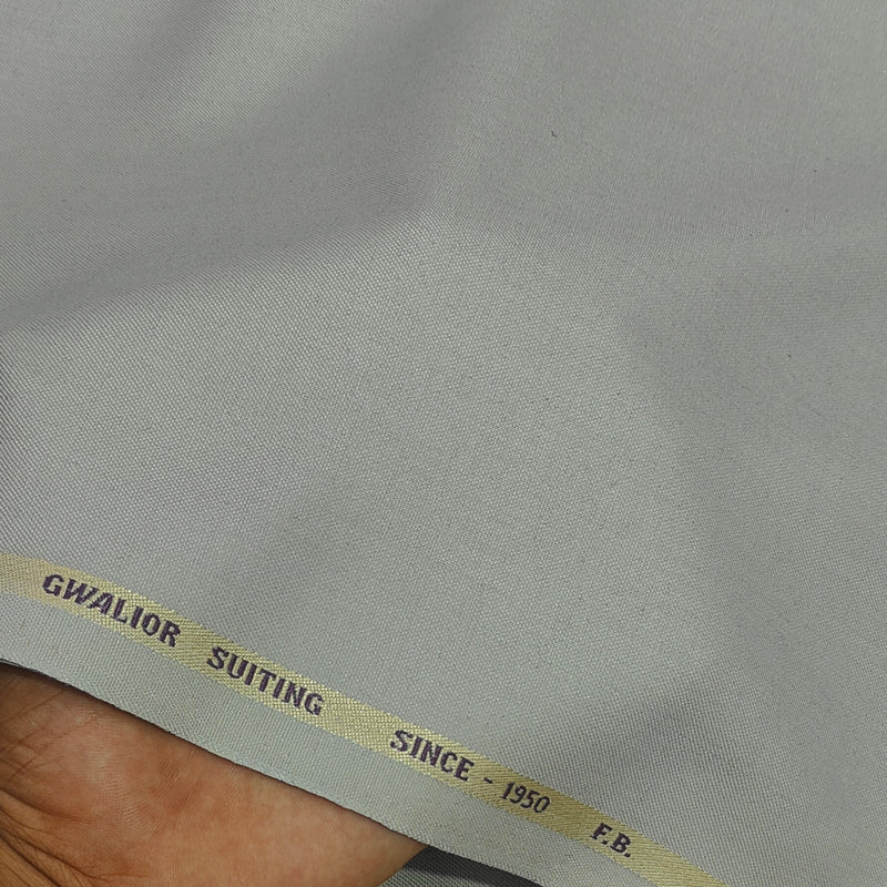 Trouser Fabric Gr Gwalior Poly Viscose Slub Colour Ash Brown
