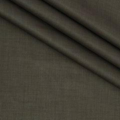 Trouser Fabric Gr Gwalior Poly Viscose Slub Colour Greenish Brown