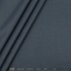 Trouser Fabric Gr Gwalior Poly Viscose Slub Colour Bluish Grey
