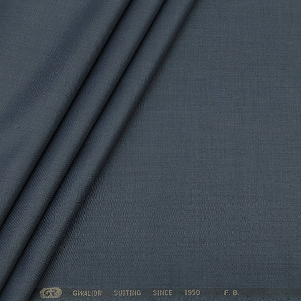 Trouser Fabric Gr Gwalior Poly Viscose Slub Colour Bluish Grey