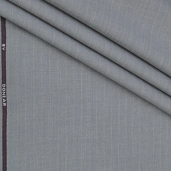 Trouser Fabric Donear Poly Viscose Premium T/R Stretchable Lining Colour Brown N Grey