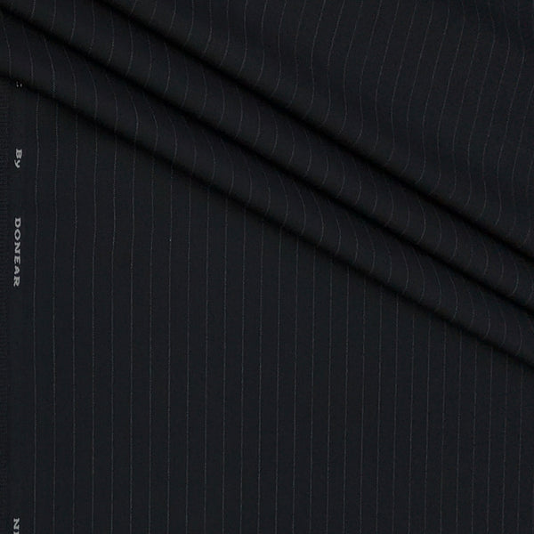 Trouser Fabric Donear 4Way Stretchable Premium Lining Color Dull Black