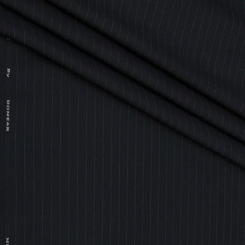 Trouser Fabric Donear 4Way Stretchable Premium Lining Color Dull Black