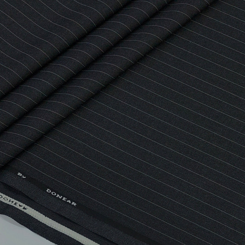 Trouser Fabric Donear 4Way Stretchable Premium Lining Color Worsted Black