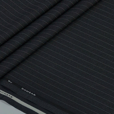 Trouser Fabric Donear 4Way Stretchable Premium Lining Color Worsted Black
