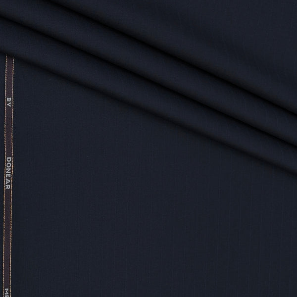 Trouser Fabric Donear Poly Viscose Premium T/R Stretchable Lining Colour Blackish Blue