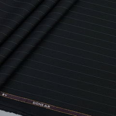 Trouser Fabric Donear Poly Viscose Premium T/R Stretchable Lining Colour Black