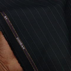 Trouser Fabric Donear Poly Viscose Premium T/R Stretchable Lining Colour Black