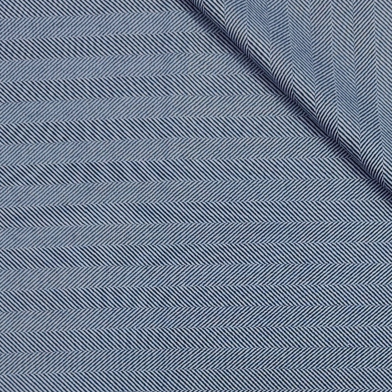 Blazer Fabric Reid N Taylor Wool Blended Herrinbone Colour Pigeon Blue