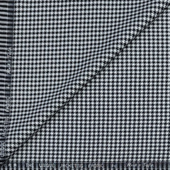 Tweed Blazer Fabric Reid N Taylor Small Check Colour Black N White