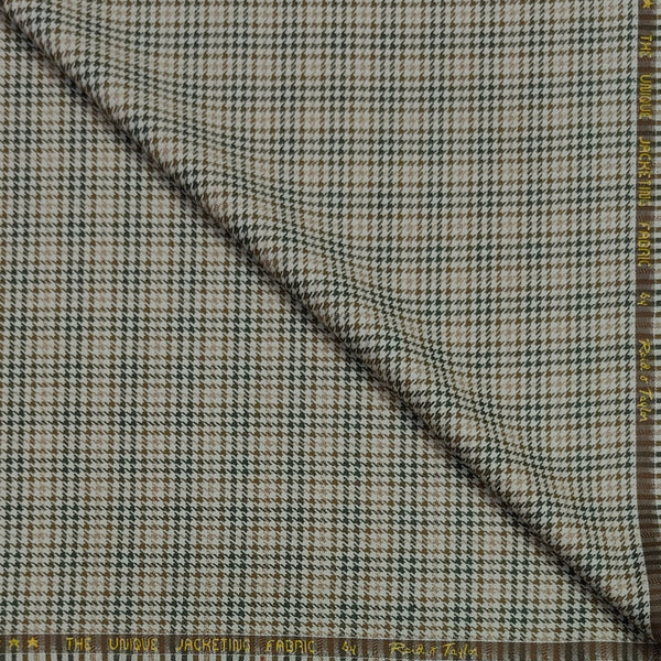 Tweed Blazer Fabric Reid N Taylor Zigzag Colour Flannel Brown