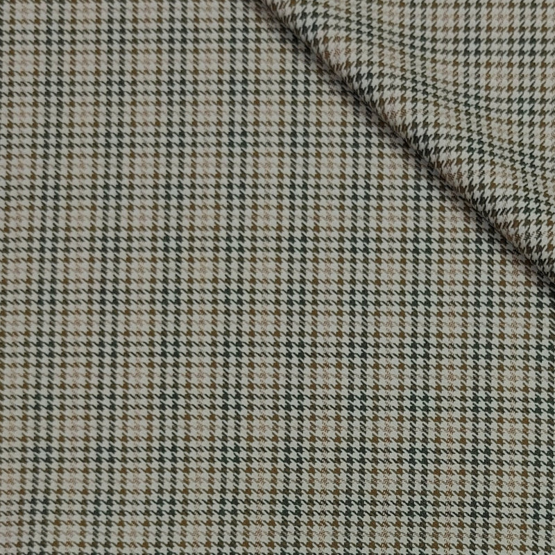 Tweed Blazer Fabric Reid N Taylor Zigzag Colour Flannel Brown