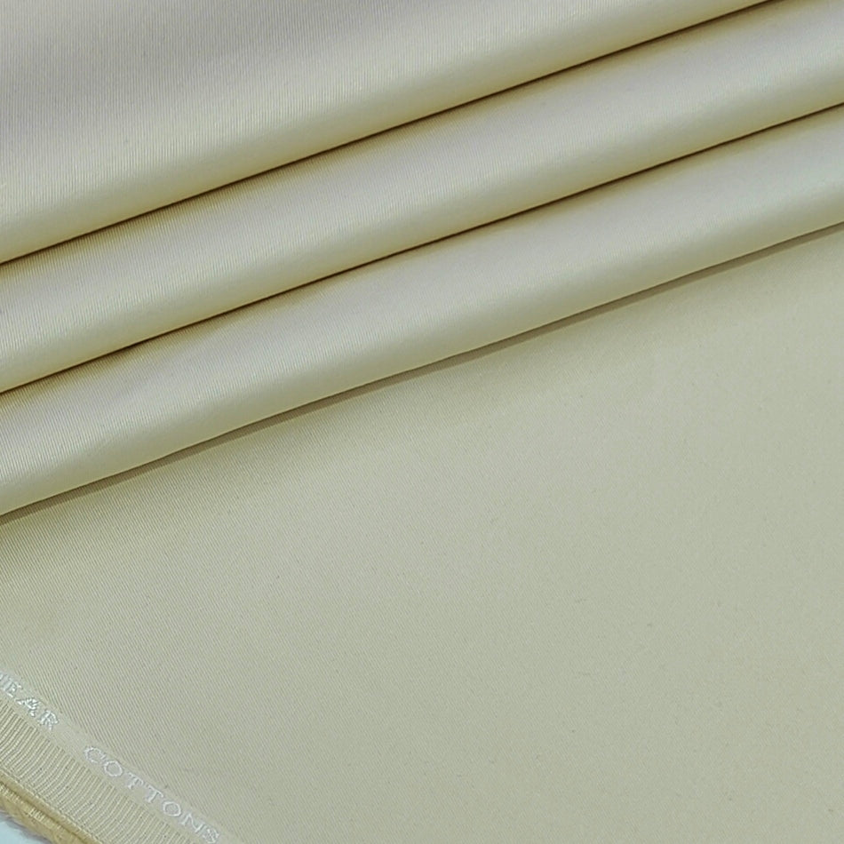 Trouser Fabric Donear Giza Cotton 2Ply Stretchable Plain Colour Ash Brown