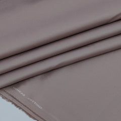 Trouser Fabric Donear Giza Cotton 2Ply Stretchable Plain Colour Muted Taupe