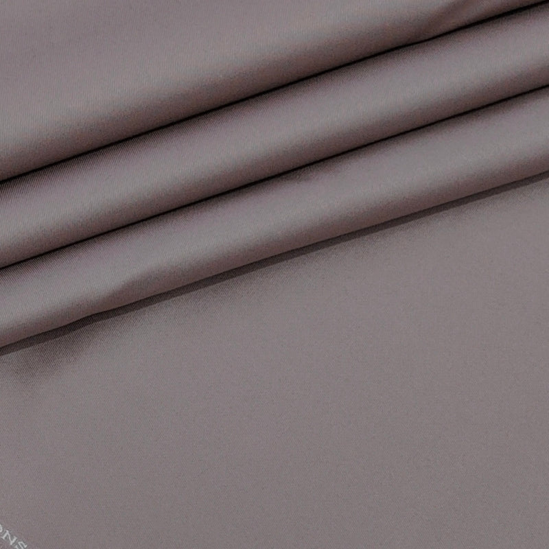 Trouser Fabric Donear Giza Cotton 2Ply Stretchable Plain Colour Muted Taupe