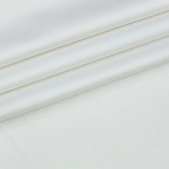 Trouser Fabric Donear Giza Cotton Stretchable Plain Colour Off White