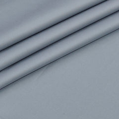 Trouser Fabric Donear Giza Cotton Stretchable Plain Colour Sky Silver