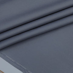 Trouser Fabric Donear Pure Cotton Stretchable Textured Colour Glaucous Blue