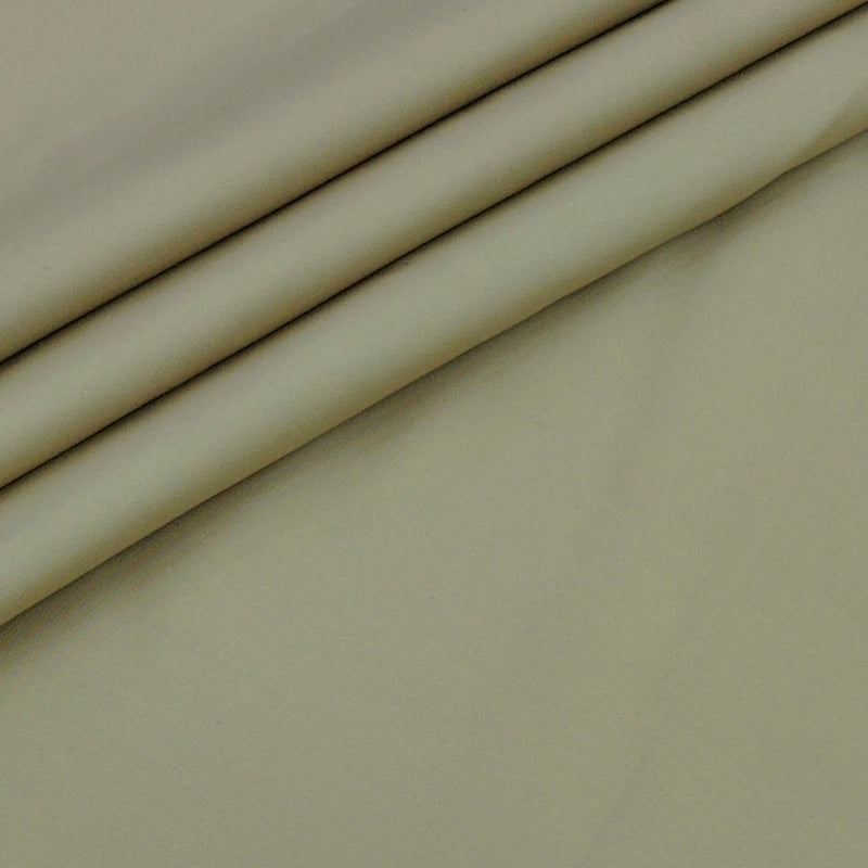Trouser Fabric Vestito Giza Cotton Plain Colour Oat Brown