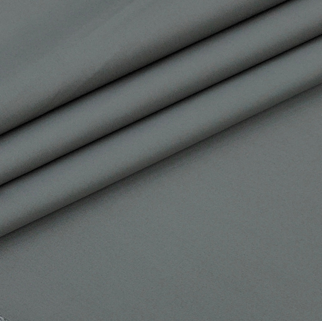 Trouser Fabric Vestito Giza Cotton Plain Colour Greenish Grey