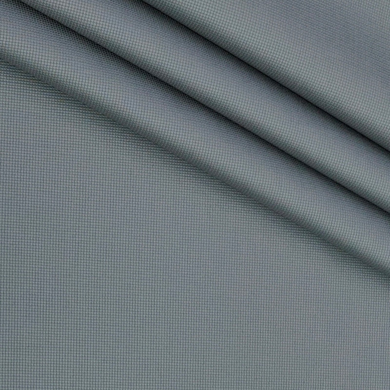 Trouser Fabric Donear Pure Cotton Stretchable Textured Colour Zinc Grey