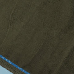 Arvind Cotton Stretch Corduroy Trouser Fabric Colour Army Green