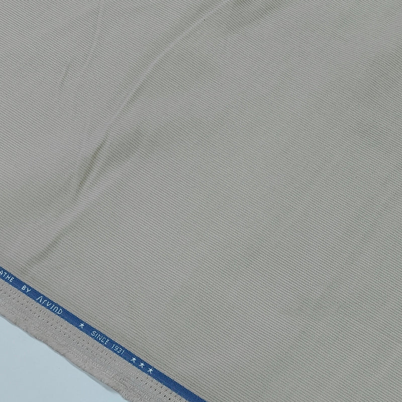 Arvind Cotton Stretch Corduroy Trouser Fabric Colour Ash Brown