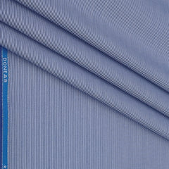 Trouser Fabric Donear Premium T/R Stretchable Pin Lining Colour Blue
