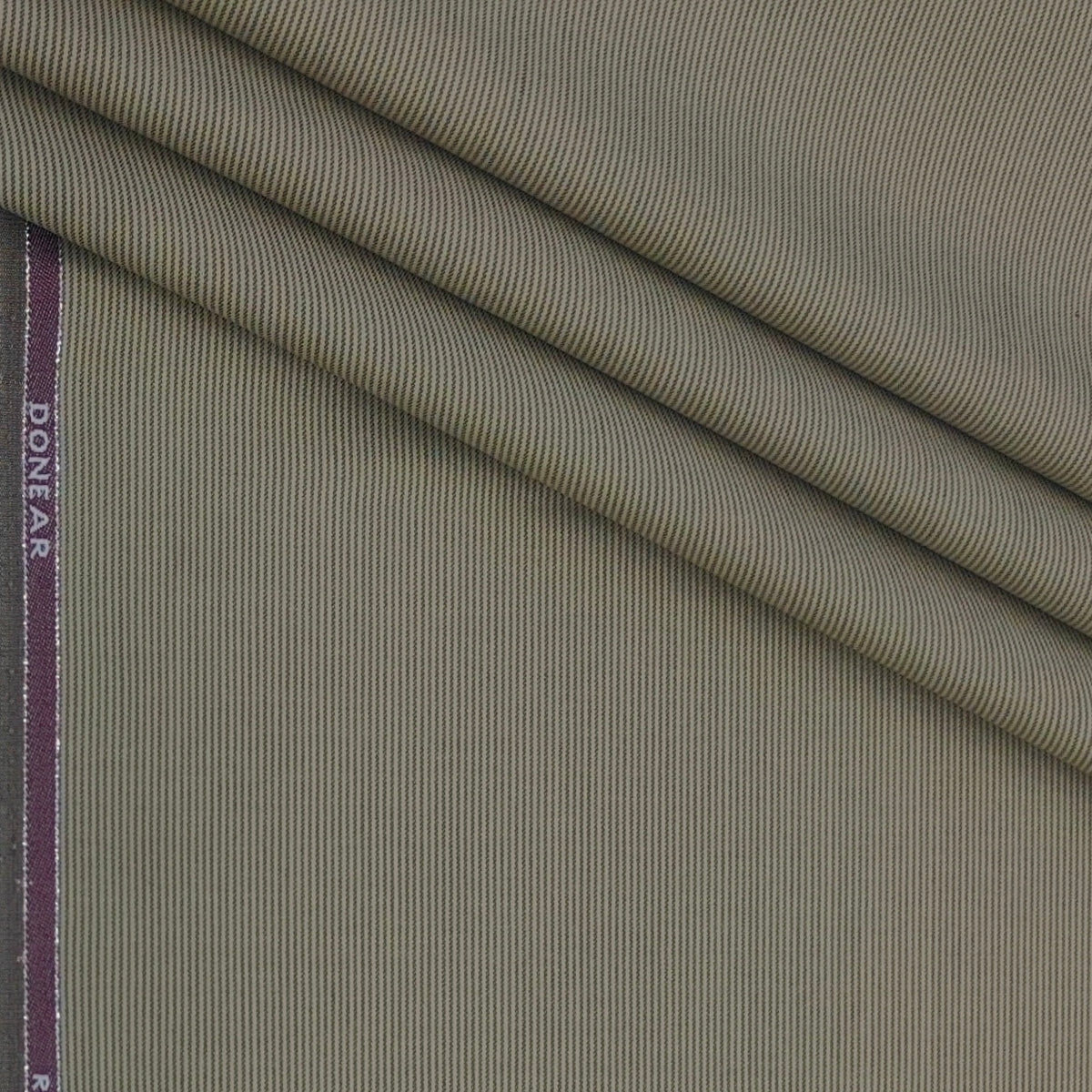 Trouser Fabric Donear Premium T/R Stretchable Pin Lining Colour Ant Brown