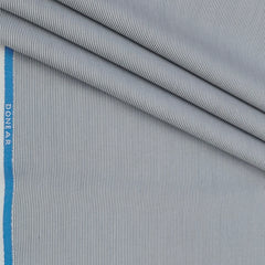 Trouser Fabric Donear Premium T/R Stretchable Pin Lining Colour Silver Grey