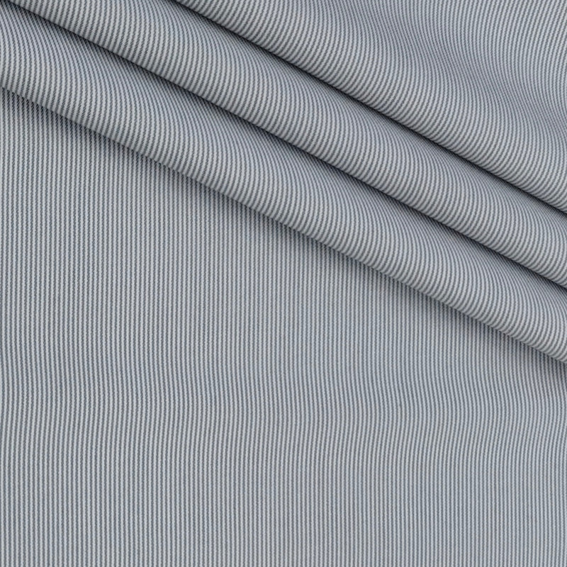 Trouser Fabric Donear Premium T/R Stretchable Pin Lining Colour Silver Grey