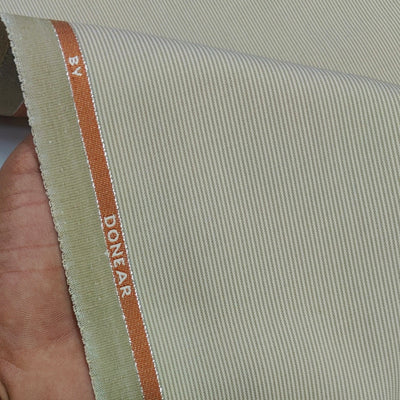 Trouser Fabric Donear Premium T/R Stretchable Pin Lining Colour Brown