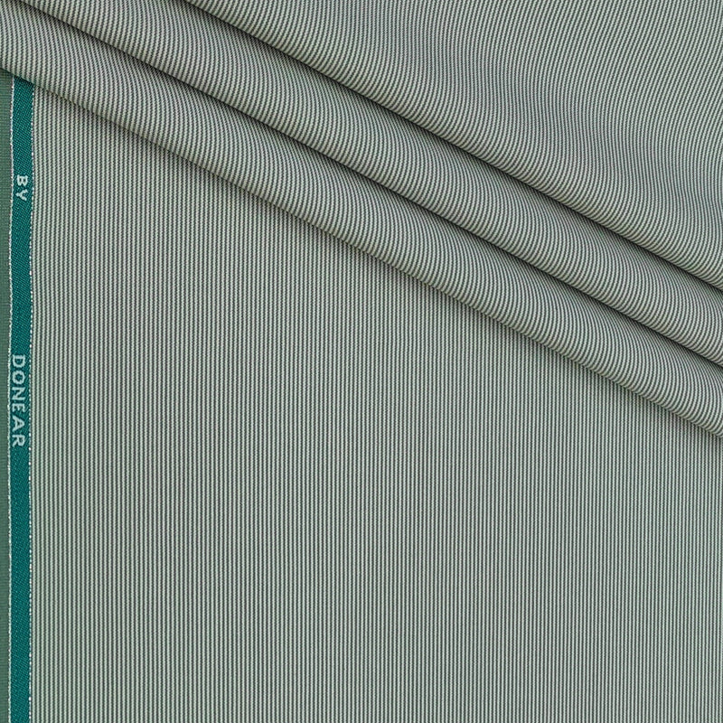 Trouser Fabric Donear Premium T/R Stretchable Pin Lining Colour Teal Green