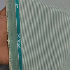 Trouser Fabric Donear Premium T/R Stretchable Pin Lining Colour Teal Green