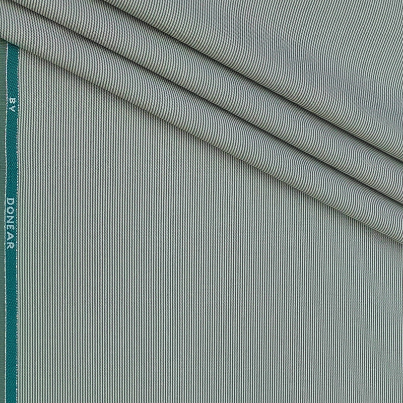 Trouser Fabric Donear Premium T/R Stretchable Pin Lining Colour Faded Green