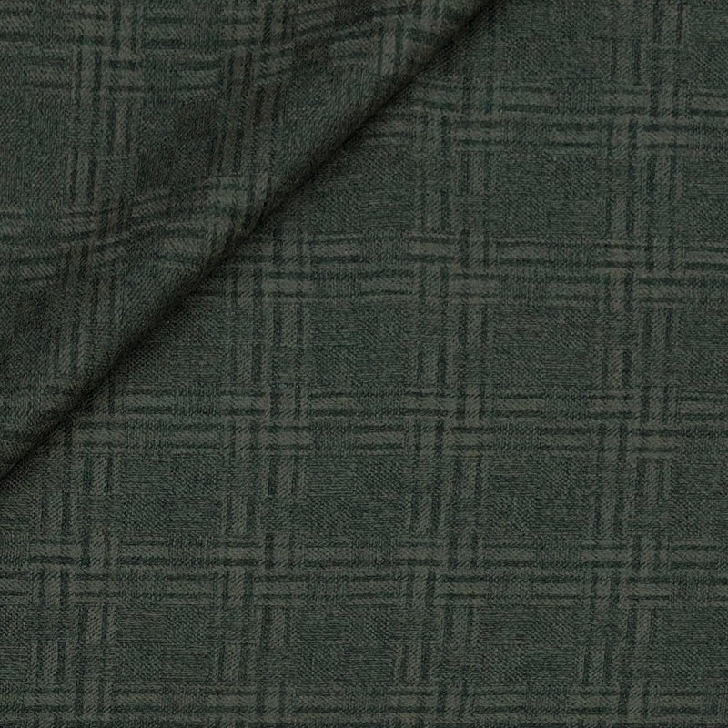 Tweed Blazer Fabric Reid N Taylor 100% Wool Broad Check Colour Forest Green