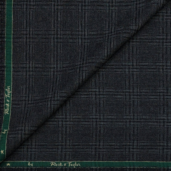 Tweed Blazer Fabric Reid N Taylor 100% Wool Broad Check Colour Grey