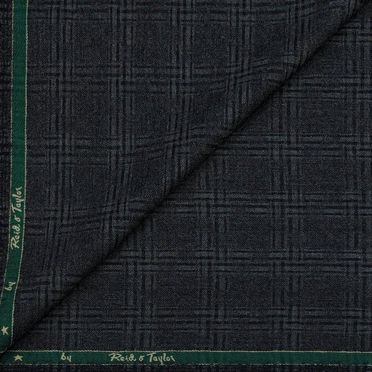 Tweed Blazer Fabric Reid N Taylor 100% Wool Broad Check Colour Grey
