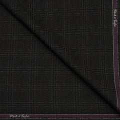 Tweed Blazer Fabric Reid N Taylor 100% Wool Broad Check Colour Cedar Brown