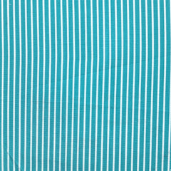 Shirt Fabric Raymond Regio Italia Super 140/2s Giza Cotton Candy Stripe Colour Teal Blue