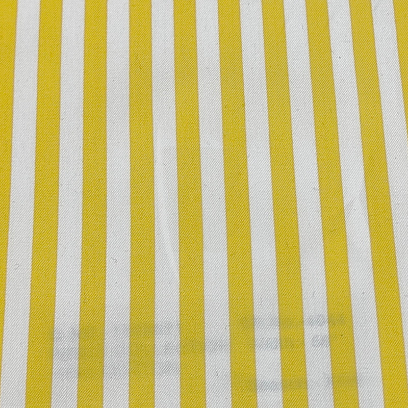 Shirt Fabric Raymond Regio Italia Super 2/120s Giza Cotton Bengal Stripe Colour Yellow