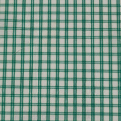 Shirt Fabric Raymond Regio Italia Super 120/2s Giza Cotton Check Colour Kelly Green