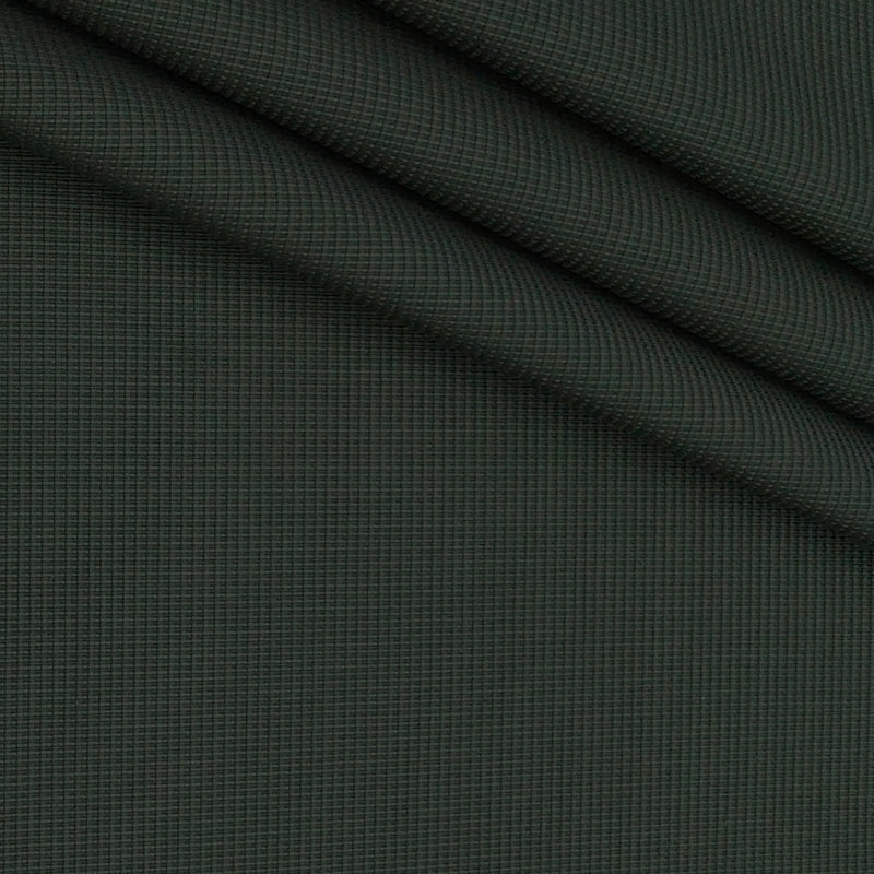Trouser Fabric Siyaram Poly Cotton Thick N Rough Dobby Colour Dark Army Green