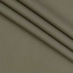 Trouser Fabric Siyaram Poly Cotton Thick N Rough Dobby Colour Chamomile Brown