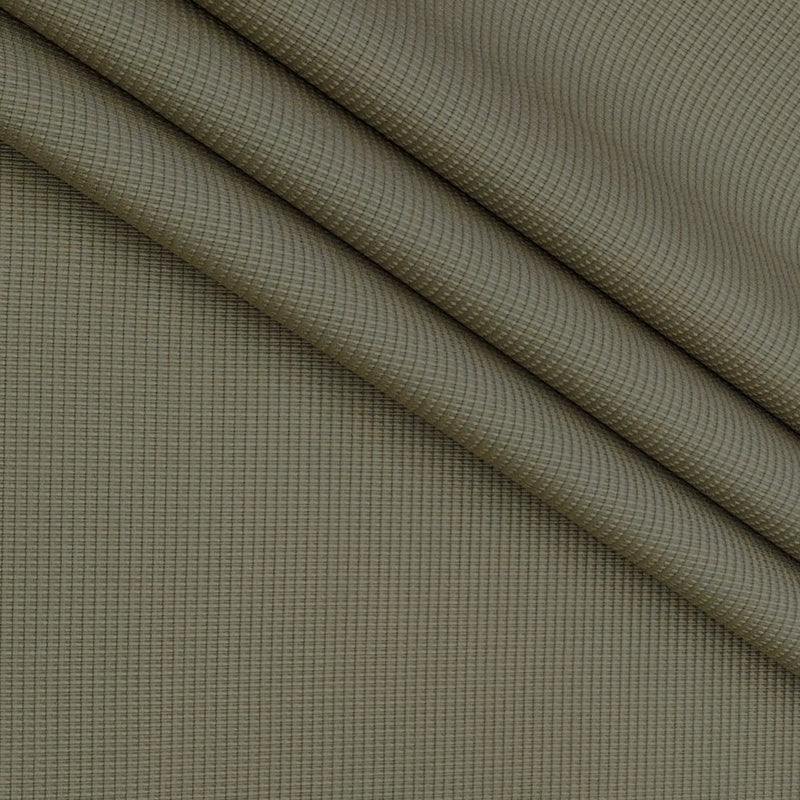 Trouser Fabric Siyaram Poly Cotton Thick N Rough Dobby Colour Chamomile Brown