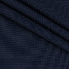 Trouser Fabric Siyaram Poly Cotton Thick N Rough Dobby Colour Midnight Blue