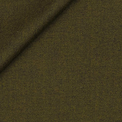 Tweed Blazer Fabric OCM 100% Premium Wool Plain Colour Golden Green