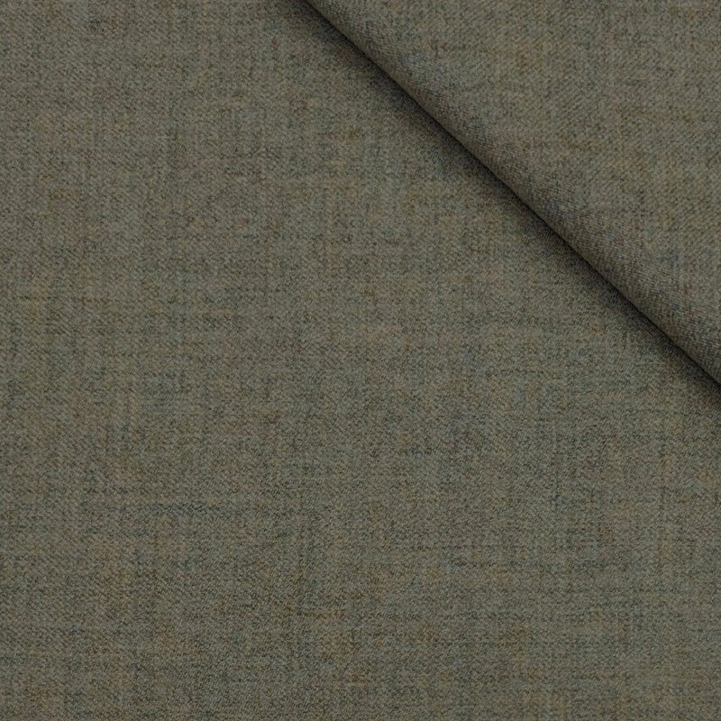 Tweed Blazer Fabric OCM 100% Premium Wool Plain Colour Natural Brown