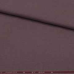 Tweed Blazer Fabric OCM 100% Premium Wool Plain Colour Mauve