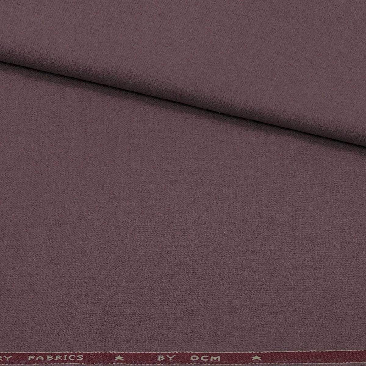 Tweed Blazer Fabric OCM 100% Premium Wool Plain Colour Mauve